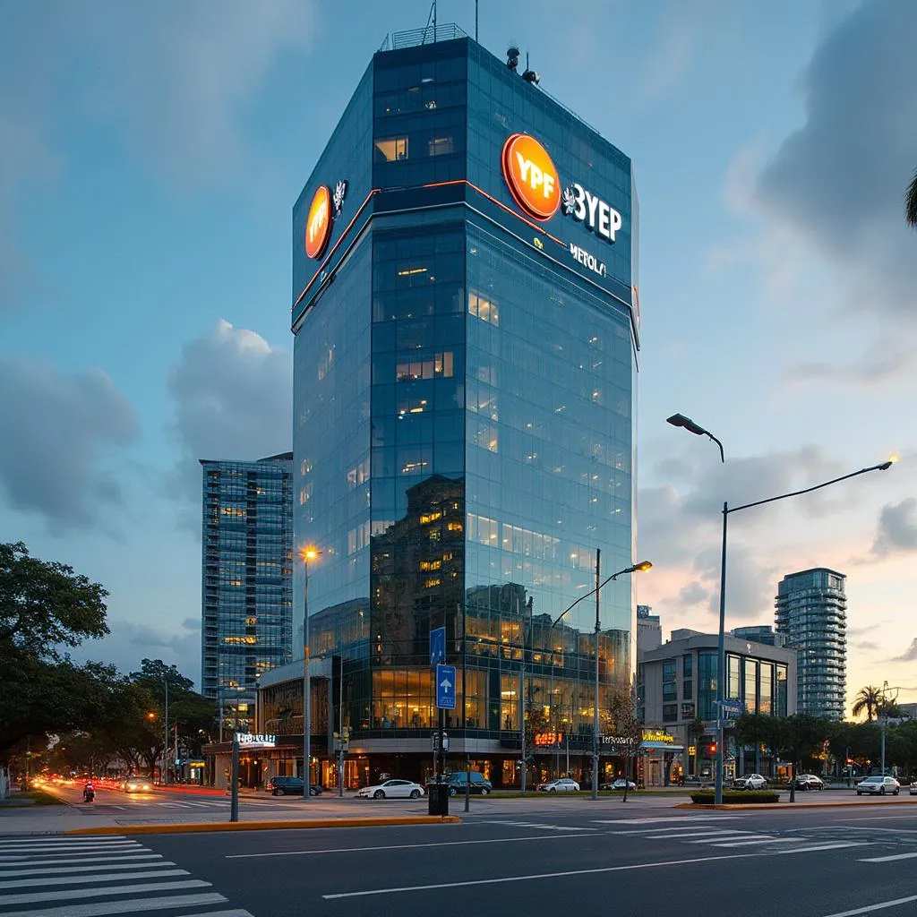 Oficinas centrales de YPF en Buenos Aires